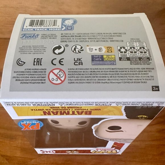 Funko POP! #1344 Flash Movie Unmasked Batman Funko Pop! Vinyl Figure - PX Exclus - Picture 9 of 9
